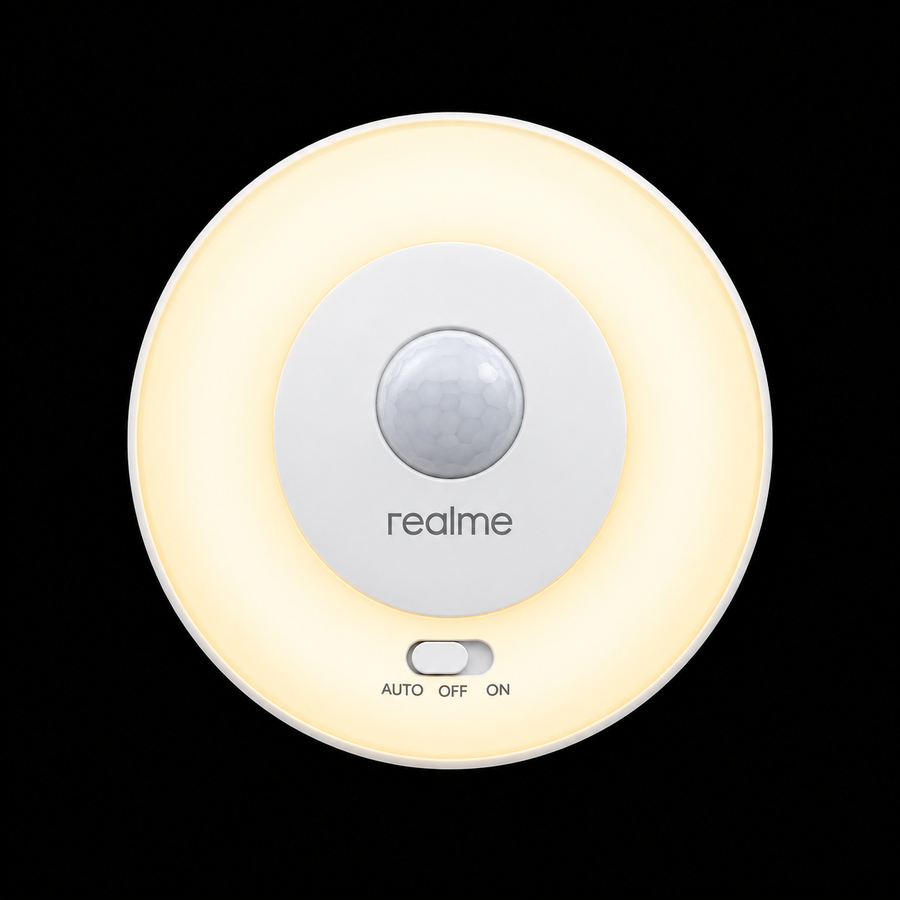realme Motion Activated Night Light  | Infrared Motion Sensor RMH2007