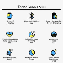 Tecno Watch 3 Active